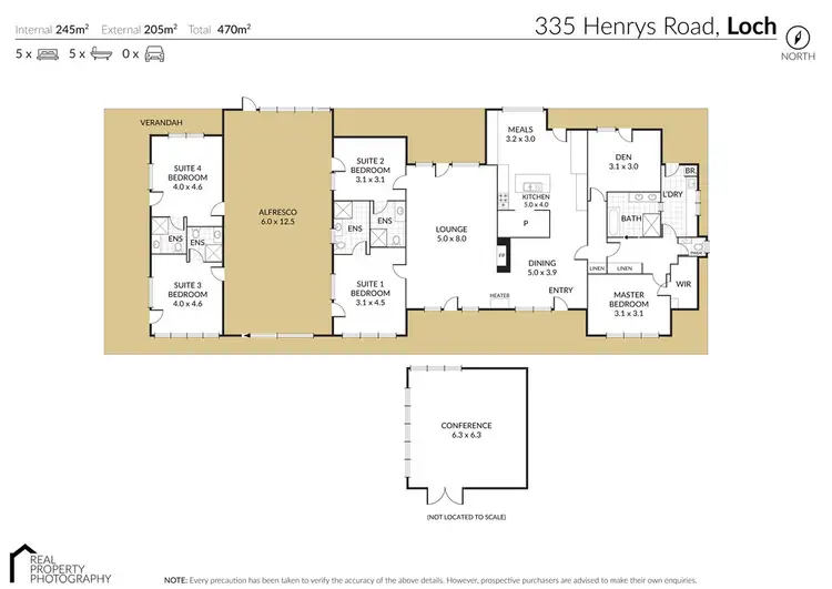 Floorplan of Homely house listing, 335 Henrys Rd, Loch VIC 3945