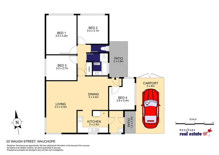 Floorplan of Homely house listing, 20 Waugh Street, Wauchope NSW 2446