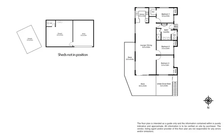 Floorplan of Homely house listing, 10 Frances Street, Bridport TAS 7262