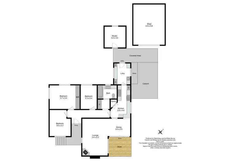 Floorplan of Homely house listing, 60 McPhee Street, Havenview TAS 7320