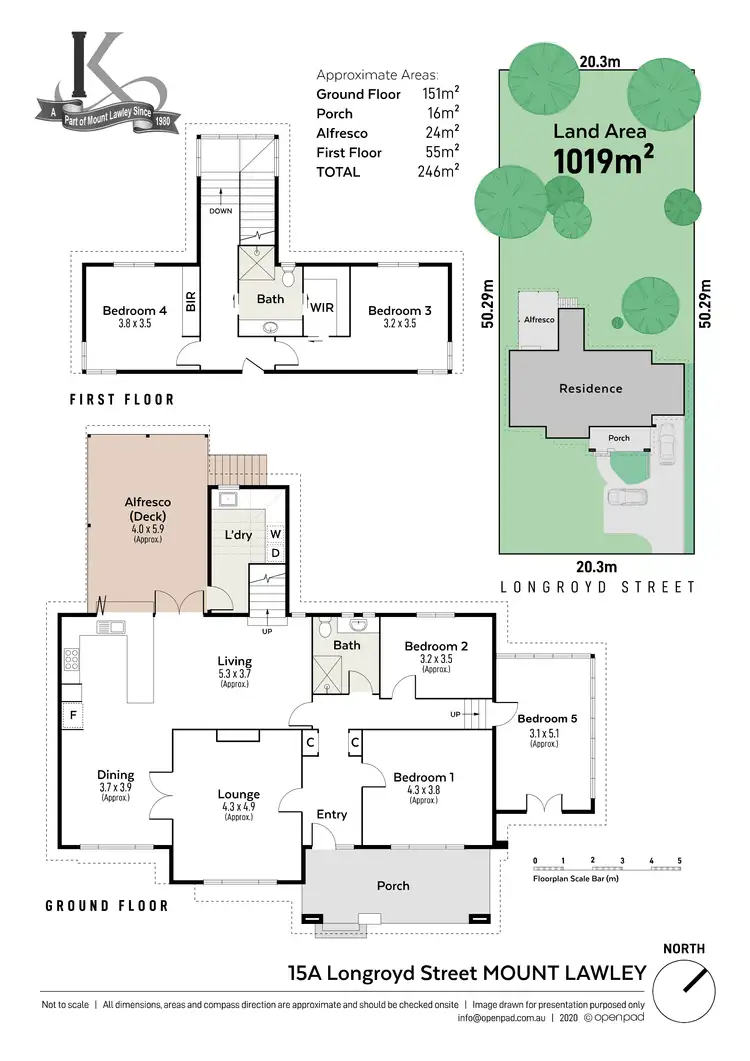 Floorplan of Homely house listing, 15A Longroyd Street, Mount Lawley WA 6050