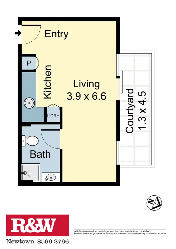 Floorplan of Homely apartment listing, 10/87a Regent Street, Redfern NSW 2016