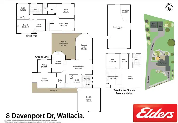 Floorplan of Homely house listing, 8-10 Davenport Drive, Wallacia NSW 2745