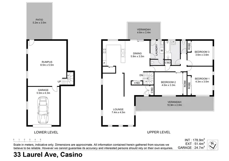 Floorplan of Homely house listing, 33 Laurel Avenue, Casino NSW 2470
