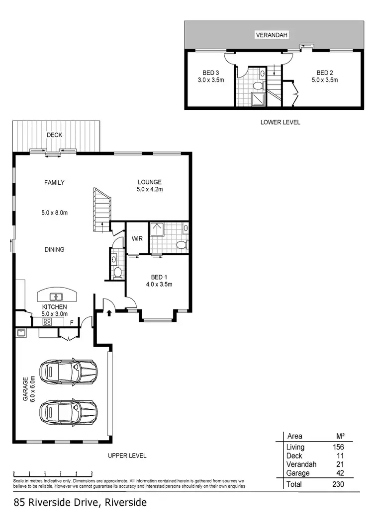 Floorplan of Homely house listing, 7/85 Riverside Drive, Riverside TAS 7250