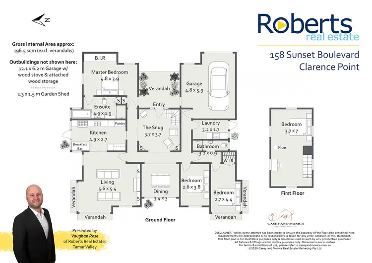 Floorplan of Homely house listing, 158 Sunset Boulevard, Clarence Point TAS 7270