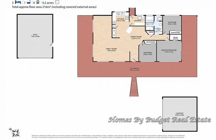 Floorplan of Homely rural property listing, 5 Evelyn Street, Aratula QLD 4309