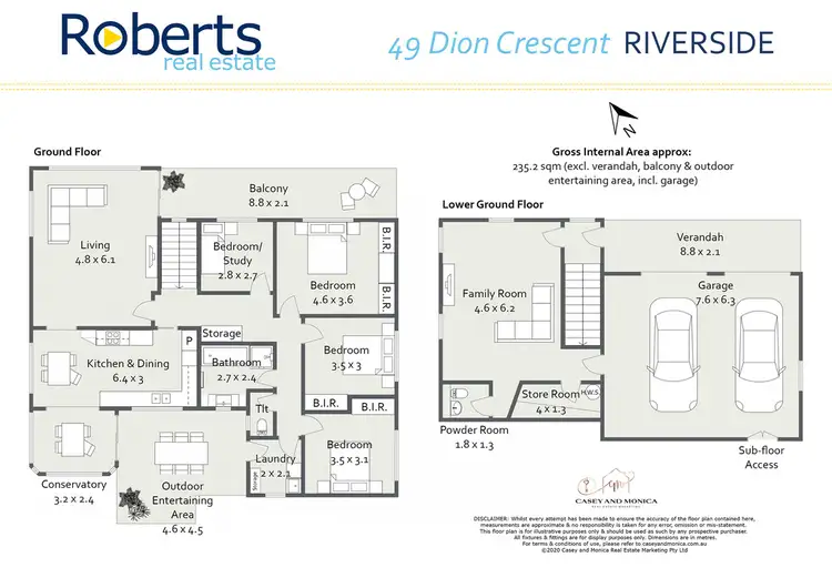 Floorplan of Homely house listing, 49 Dion Crescent, Riverside TAS 7250