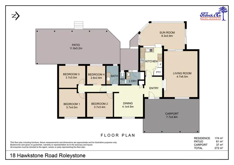 Floorplan of Homely house listing, 18 Hawkstone Road, Roleystone WA 6111