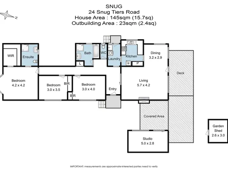 Floorplan of Homely house listing, 24 Snug Tiers Road, Snug TAS 7054