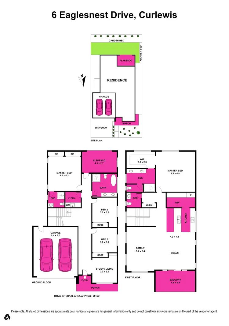 Floorplan of Homely house listing, 6 Eaglesnest Drive, Curlewis VIC 3222