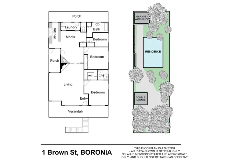 Floorplan of Homely house listing, 1 Brown Street, Boronia VIC 3155