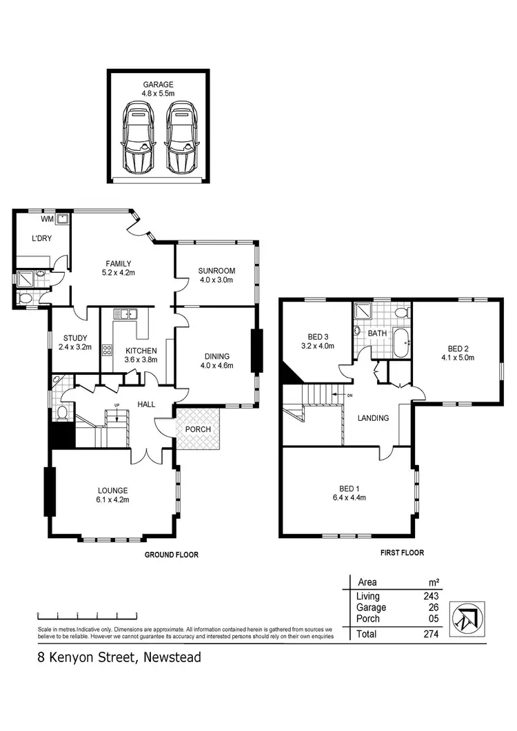Floorplan of Homely house listing, 8 Kenyon Street, Newstead TAS 7250