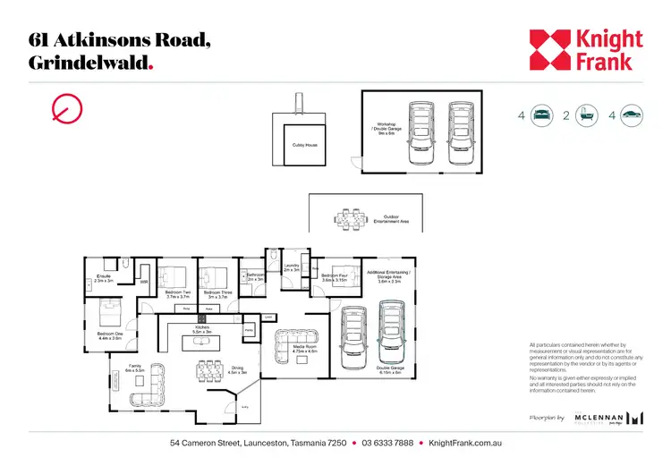 Floorplan of Homely house listing, 61 Atkinsons Road, Grindelwald TAS 7277
