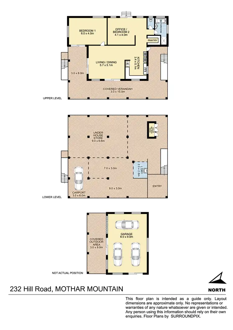 Floorplan of Homely house listing, 232 Hill Road, Mothar Mountain QLD 4570