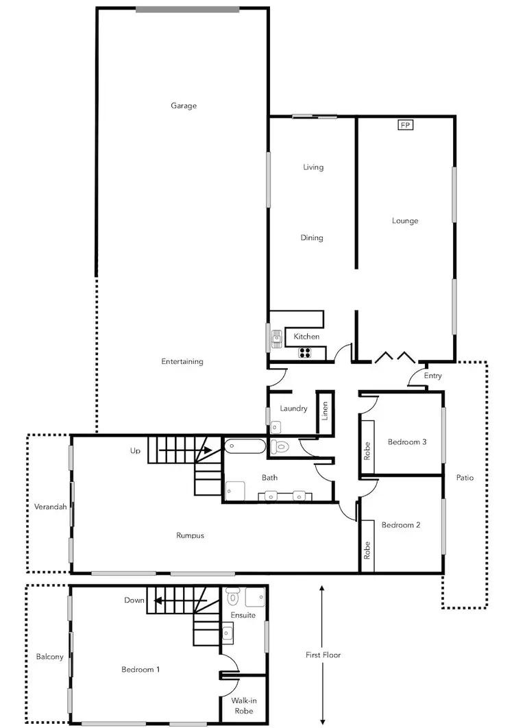 Floorplan of Homely rural property listing, 15 Warrayadin Road, Ararat VIC 3377