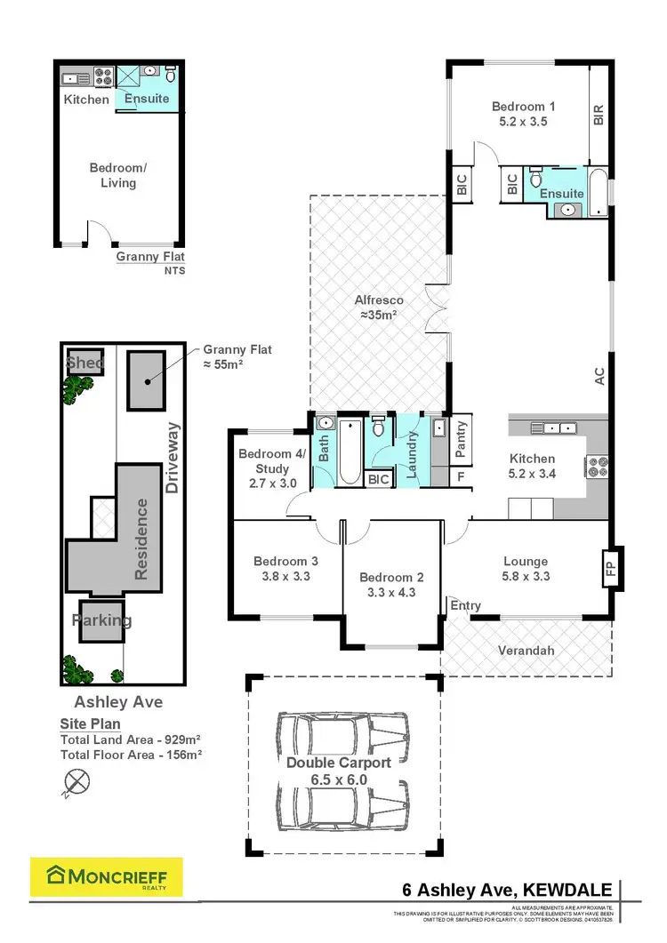Floorplan of Homely house listing, 6 Ashley Ave, Kewdale WA 6105