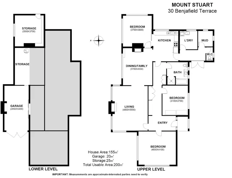 Floorplan of Homely house listing, 30 Benjafield Terrace, Mount Stuart TAS 7000
