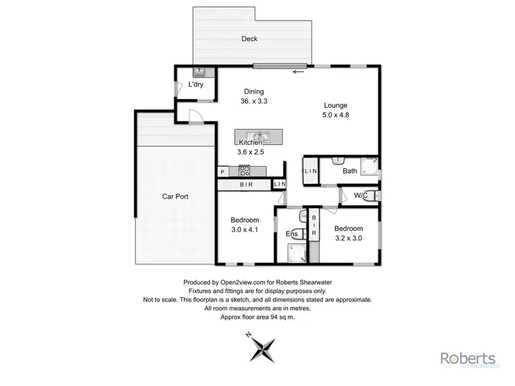 Floorplan of Homely unit listing, 2/1 Darling St, Port Sorell TAS 7307