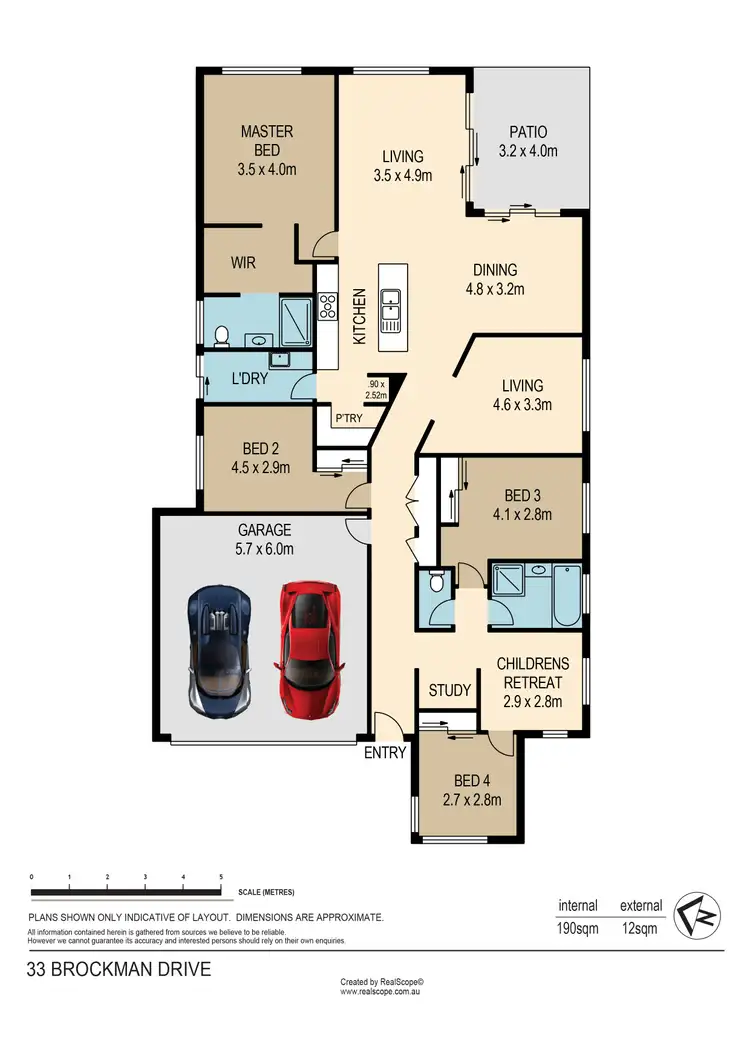 Floorplan of Homely house listing, 33 Brockman Drive, Upper Kedron QLD 4055
