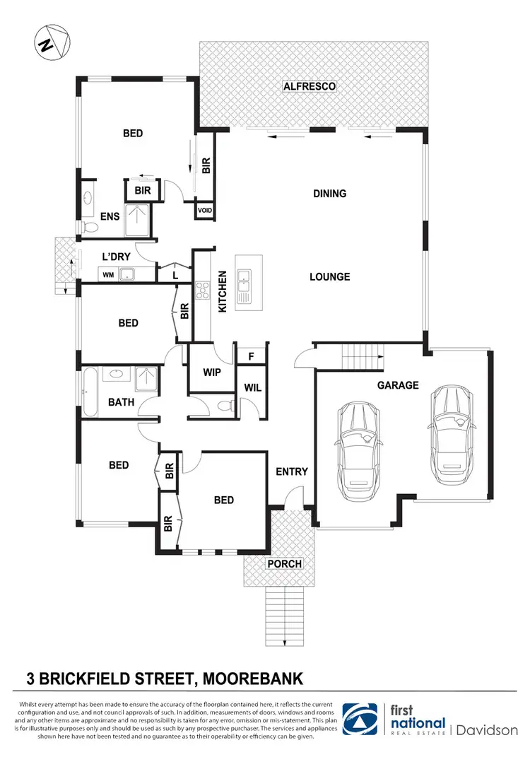 Floorplan of Homely house listing, 3 Brickfield Street, Moorebank NSW 2170