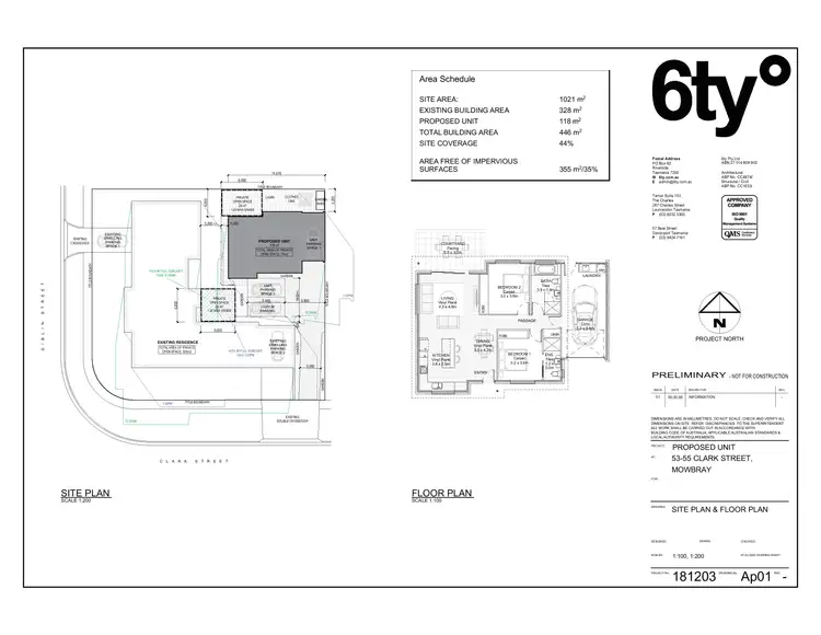 Floorplan of Homely house listing, 2/53-55 Clark Street, Mowbray TAS 7248