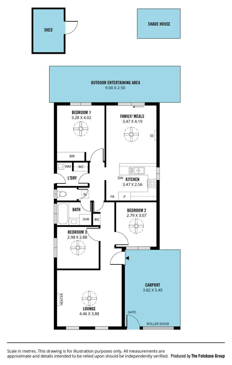Floorplan of Homely house listing, 17 Diosma Drive, Morphett Vale SA 5162