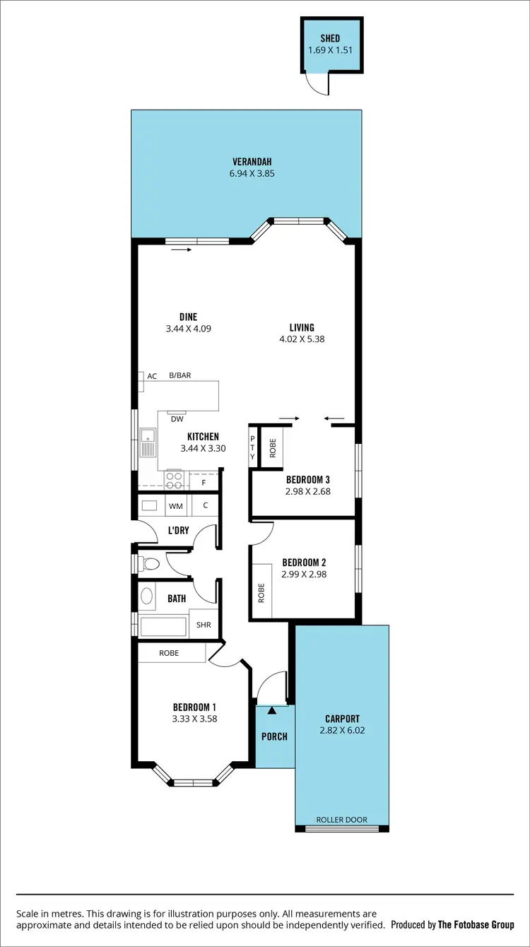 Floorplan of Homely house listing, 6 Pine View Close, Old Reynella SA 5161