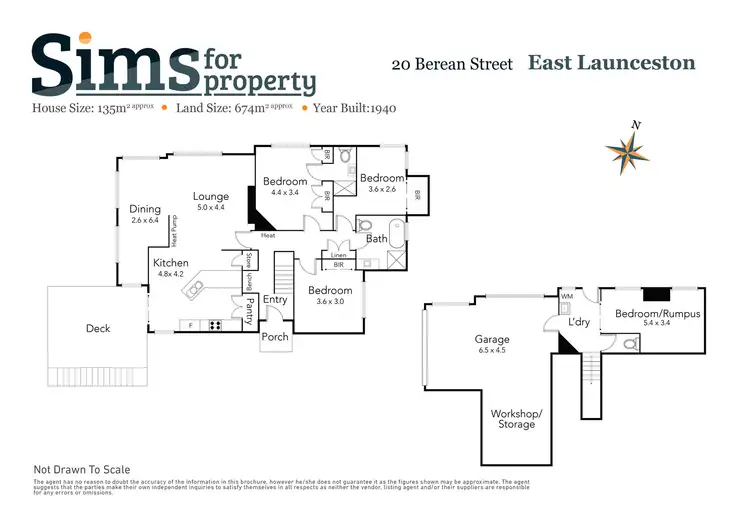 Floorplan of Homely house listing, 20 Berean Street, East Launceston TAS 7250