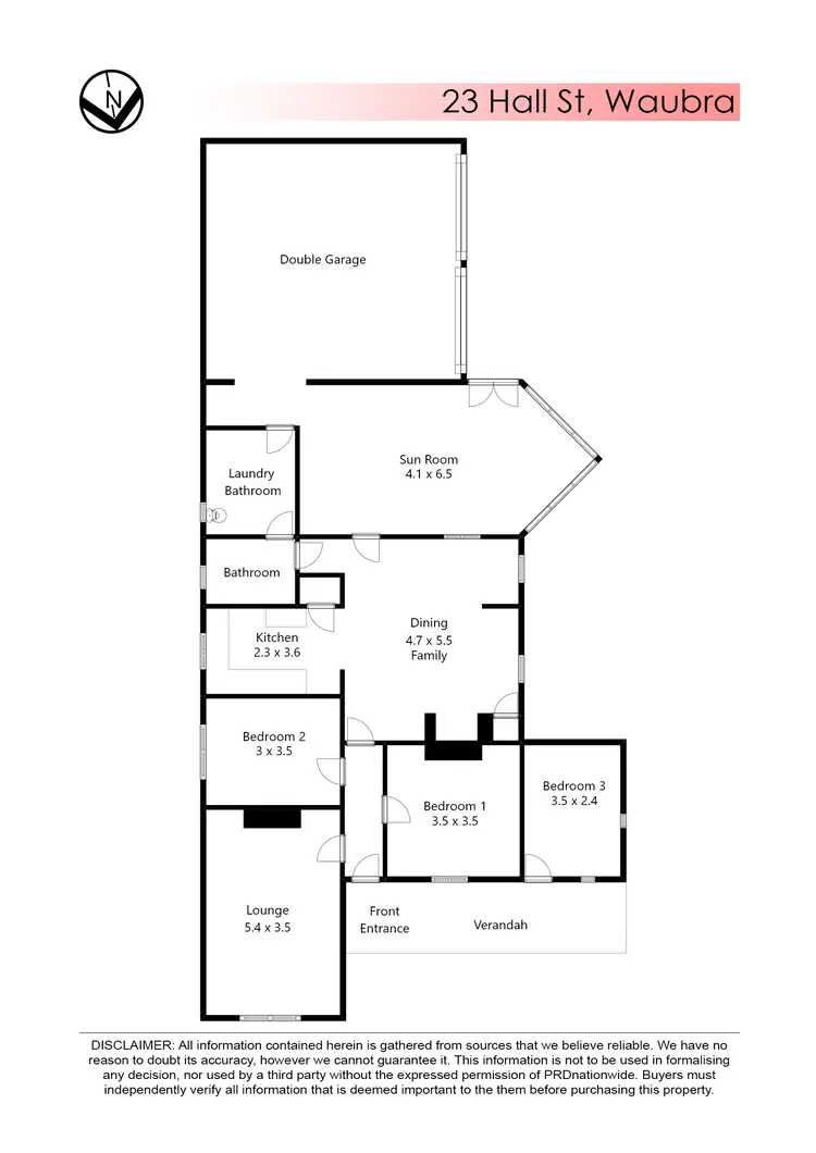 Floorplan of Homely house listing, 23 Hall Street, Waubra VIC 3352