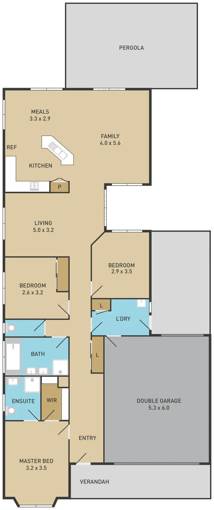 Floorplan of Homely house listing, 4 Hounslow Green, Caroline Springs VIC 3023