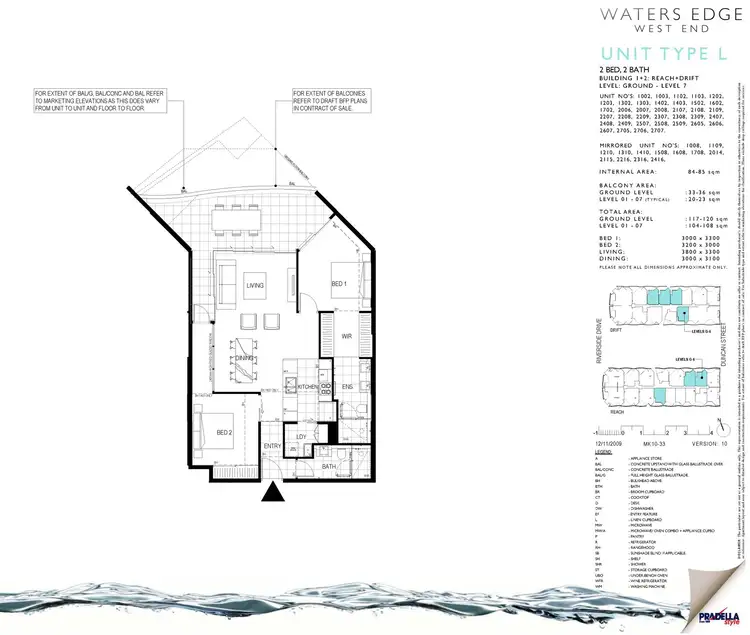 Floorplan of Homely apartment listing, 2109/45 Duncan Street, West End QLD 4101