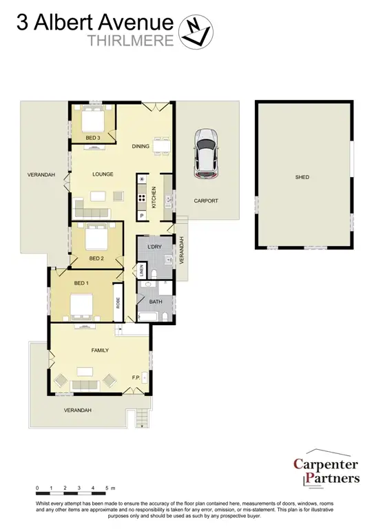 Floorplan of Homely house listing, 3 Albert Avenue, Thirlmere NSW 2572