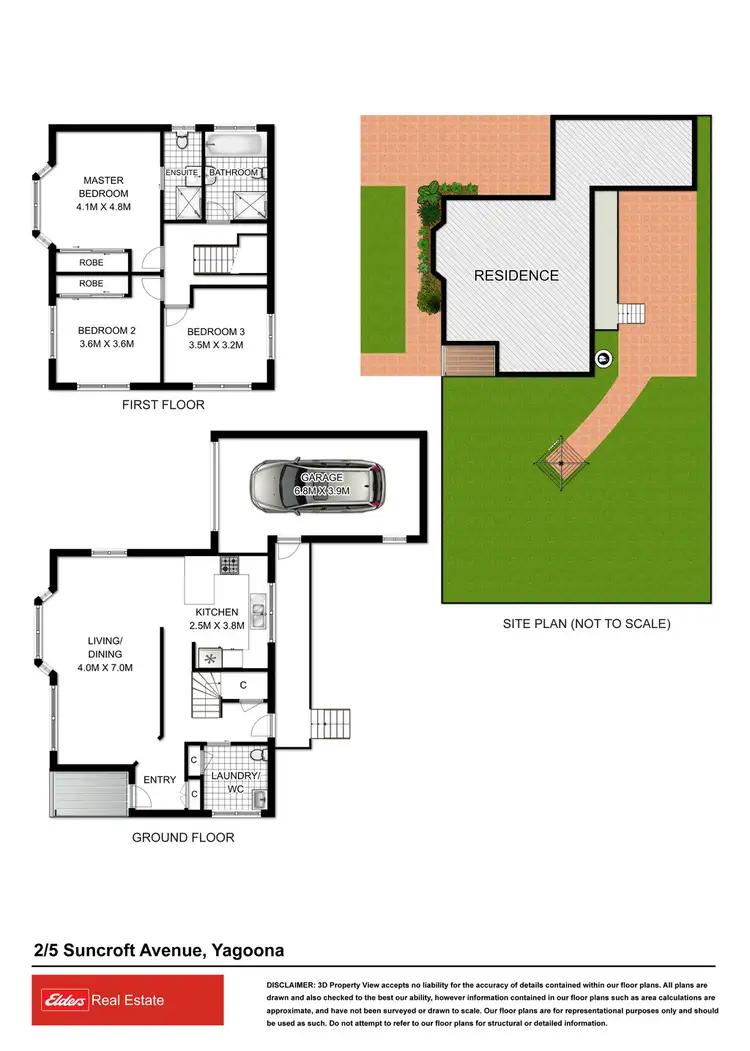 Floorplan of Homely semi-detached listing, 2/5 Suncroft Avenue, Yagoona NSW 2199