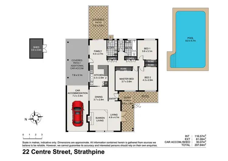 Floorplan of Homely house listing, 22 Centre Street, Strathpine QLD 4500