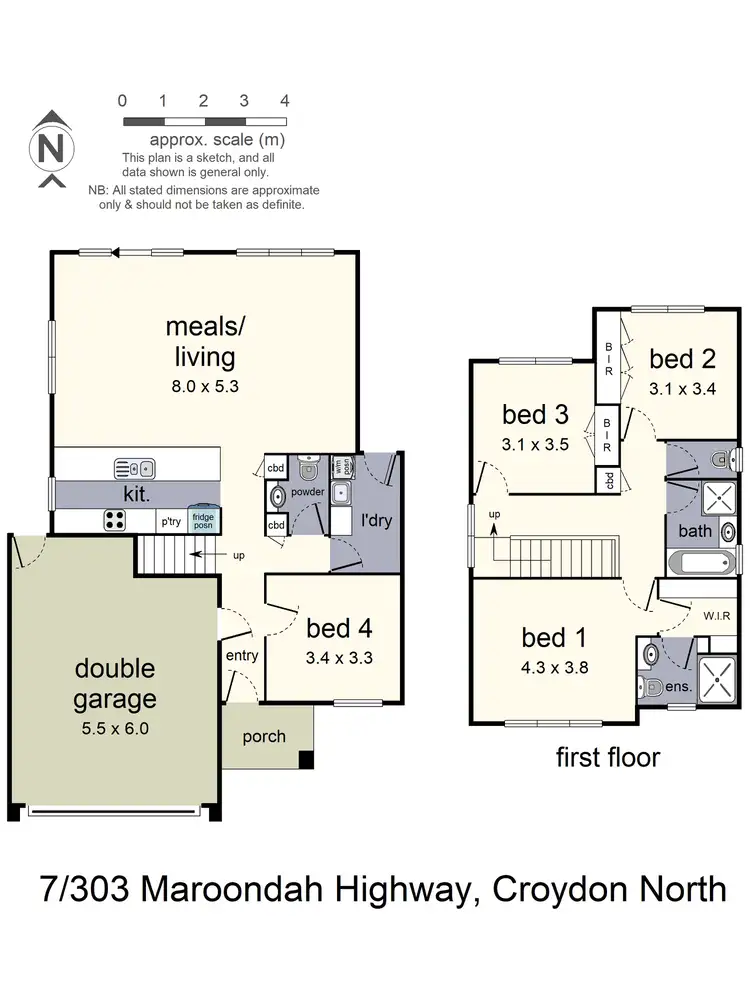 Floorplan of Homely house listing, 7/303 Maroondah Highway, Croydon North VIC 3136