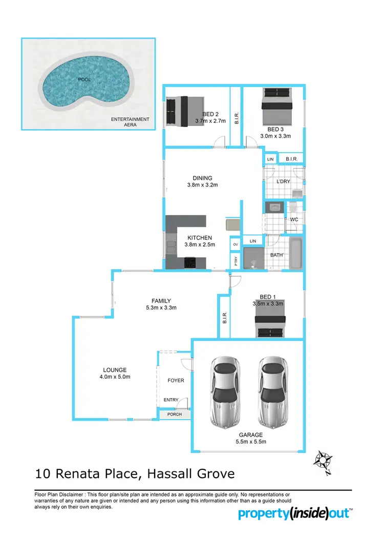 Floorplan of Homely house listing, 10 Renata Place, Hassall Grove NSW 2761