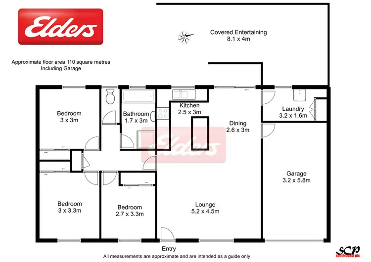 Floorplan of Homely house listing, 2/1 Tristania Parade, Maloneys Beach NSW 2536