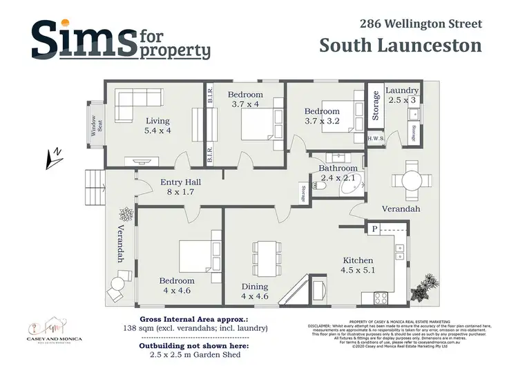 Floorplan of Homely house listing, 286 Wellington Street, South Launceston TAS 7249