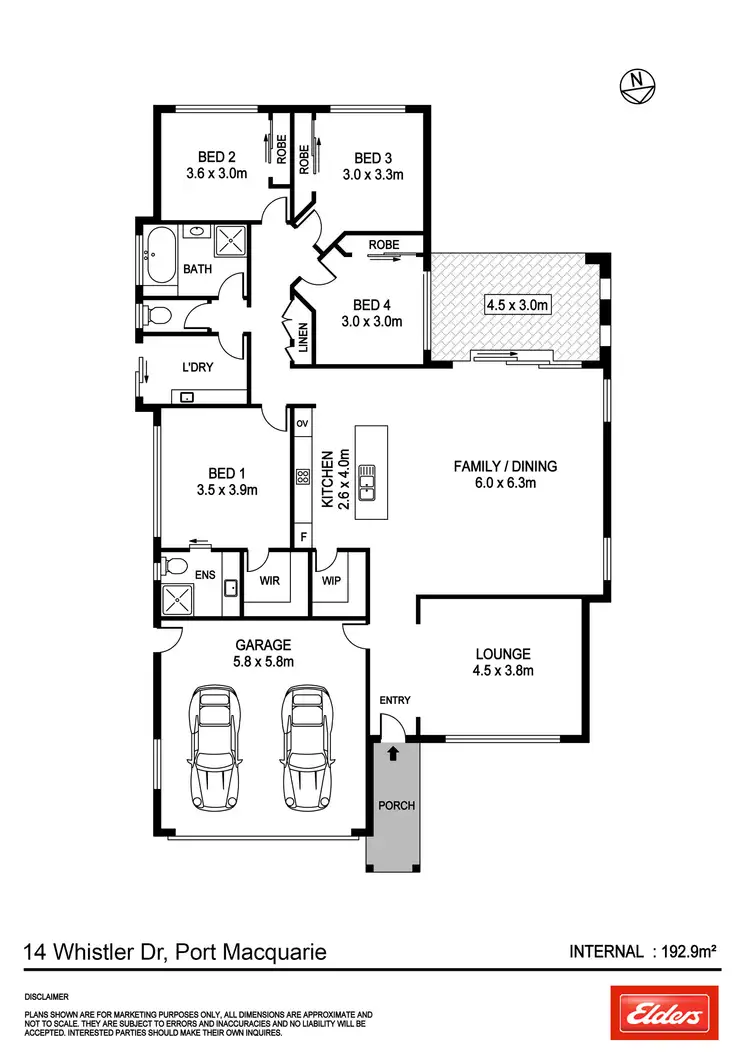 Floorplan of Homely house listing, 14 Whistler Drive, Port Macquarie NSW 2444