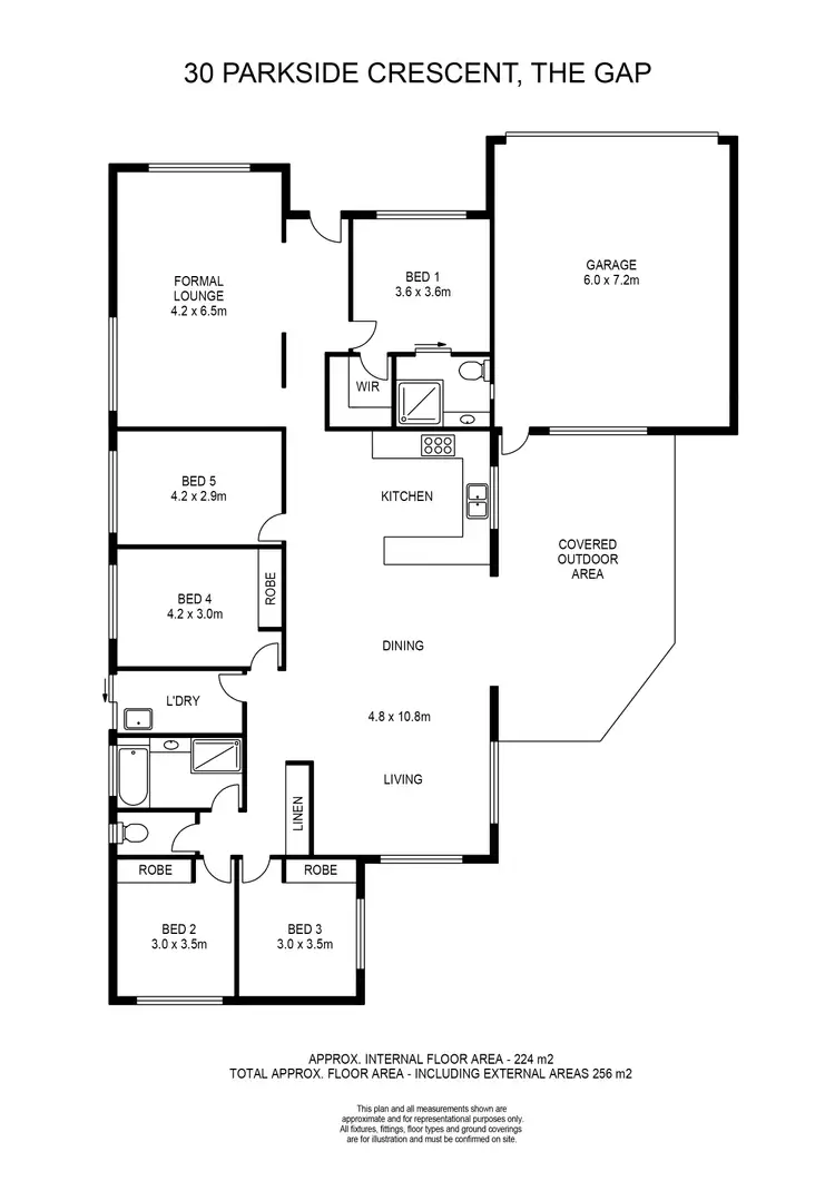 Floorplan of Homely house listing, 30 Parkside Crescent, The Gap QLD 4061
