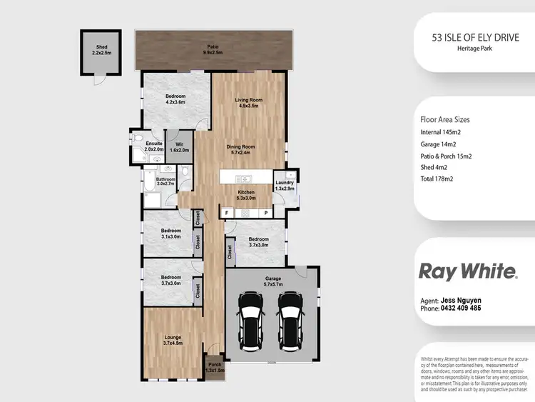 Floorplan of Homely house listing, 53 Isle Of Ely Drive, Heritage Park QLD 4118