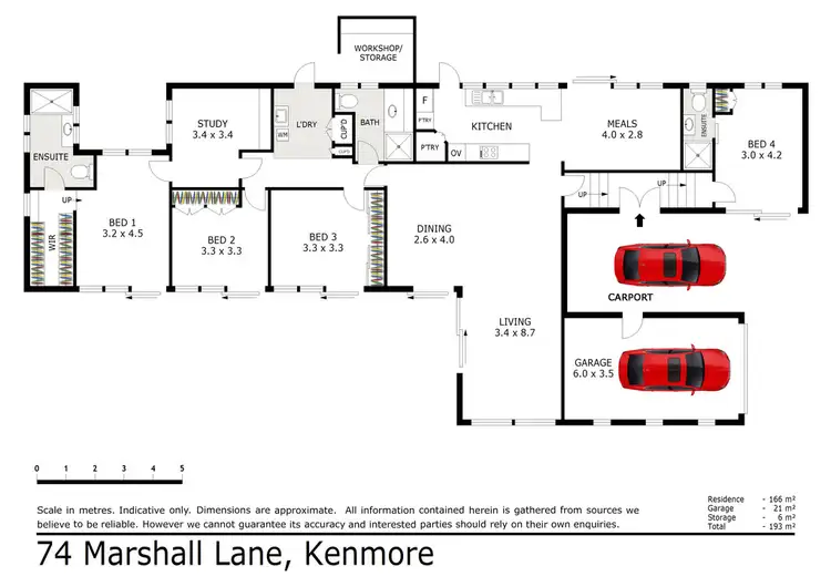 Floorplan of Homely house listing, 74 Marshall Lane, Kenmore QLD 4069