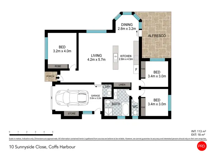 Floorplan of Homely house listing, 10 Sunnyside Close, Coffs Harbour NSW 2450