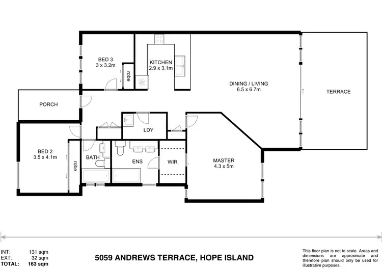 Floorplan of Homely apartment listing, 5059 St Andrews Terrace, Hope Island QLD 4212