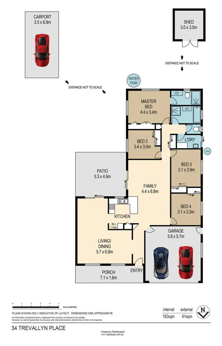 Floorplan of Homely house listing, 34 Trevallyn Place, Upper Kedron QLD 4055