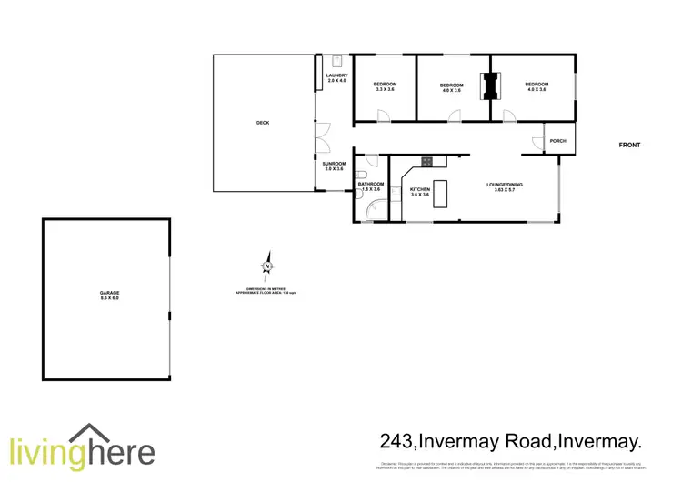 Floorplan of Homely house listing, 243 Invermay Road, Invermay TAS 7248