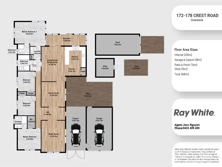 Floorplan of Homely house listing, 172-178 Crest Road, Greenbank QLD 4124