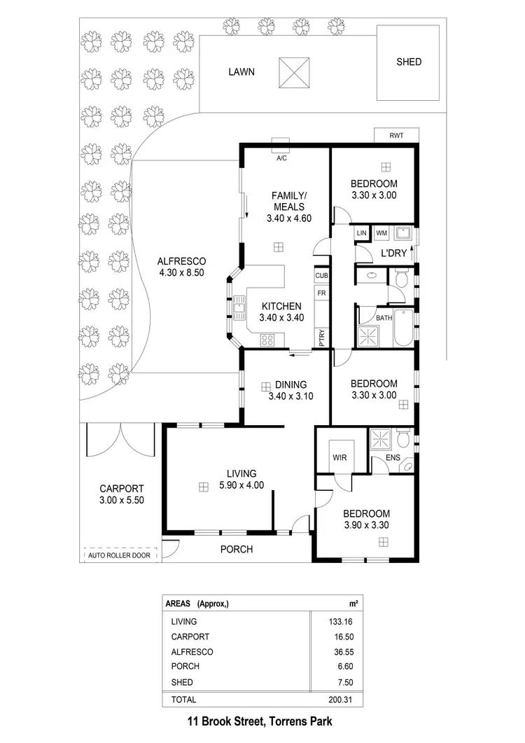 Floorplan of Homely house listing, 11 Brook Street, Torrens Park SA 5062