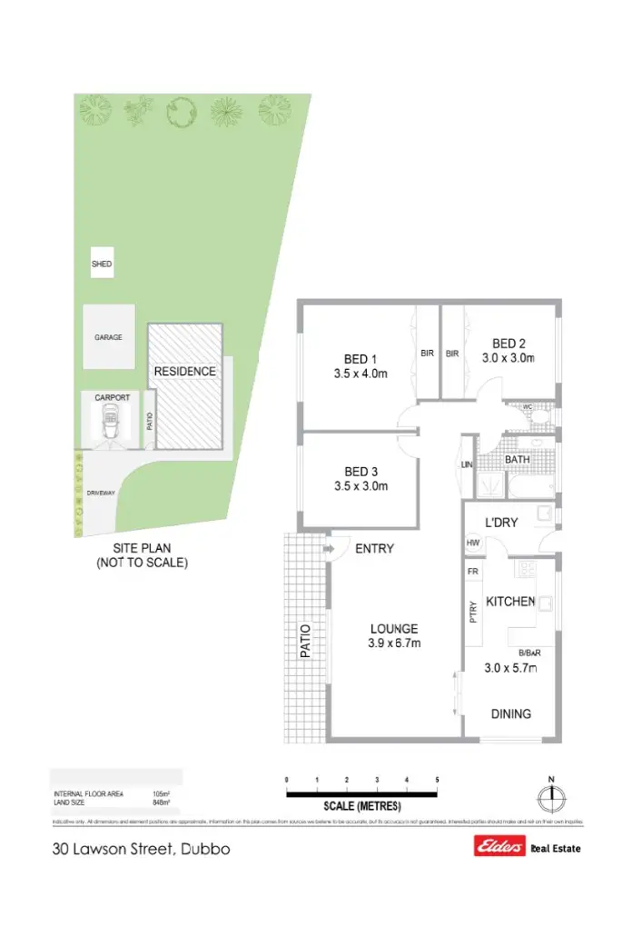 Floorplan of Homely house listing, 30 LAWSON STREET, Dubbo NSW 2830